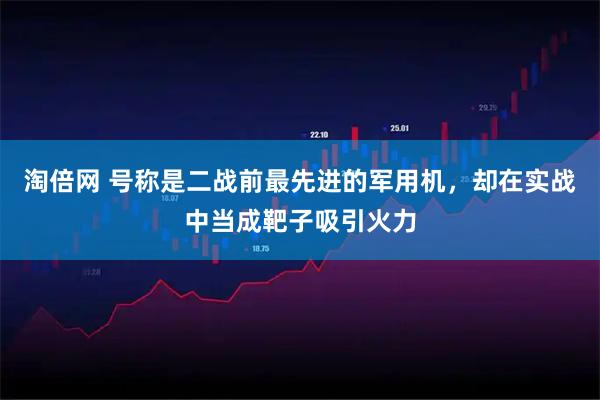 淘倍网 号称是二战前最先进的军用机,却在实战中当成靶子吸引火力