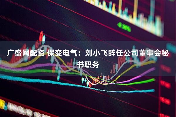广盛网配资 保变电气：刘小飞辞任公司董事会秘书职务